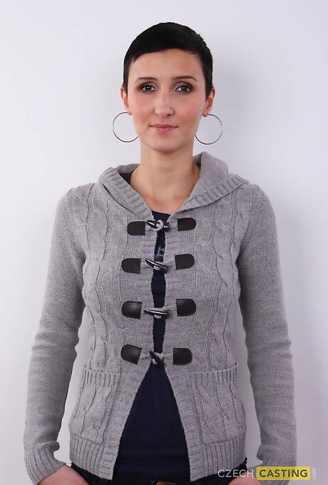 Czech Casting  photo collection featuring Marketa unveiling sexy body